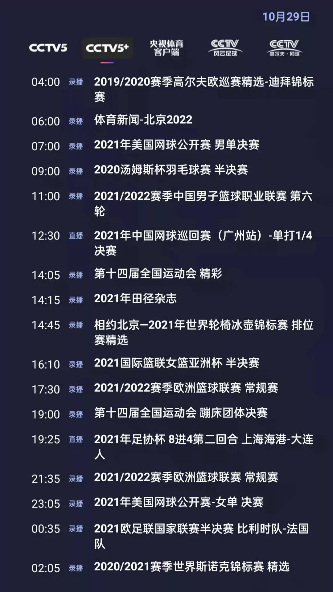 CCTV5节目表解析，体育迷的宝藏频道与电视猫深度解读