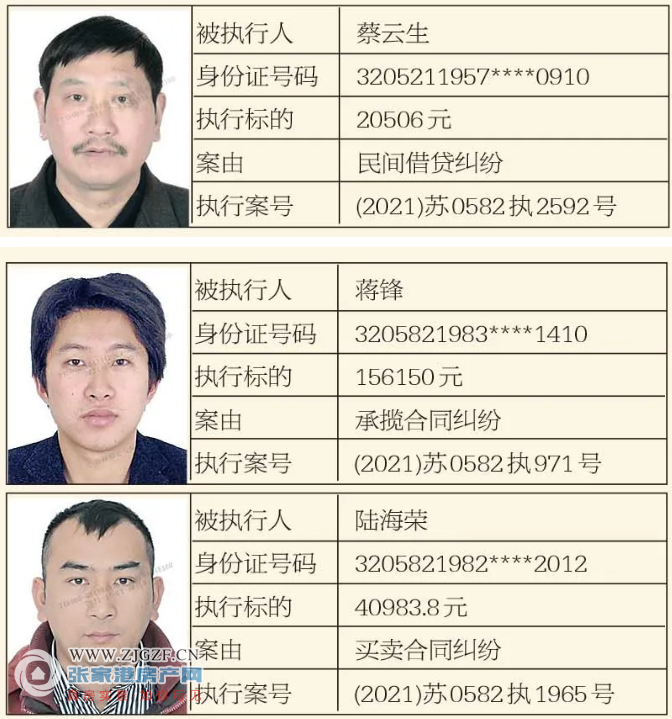 张家港最新失信被执行人,张家港最新失信被执行人论述