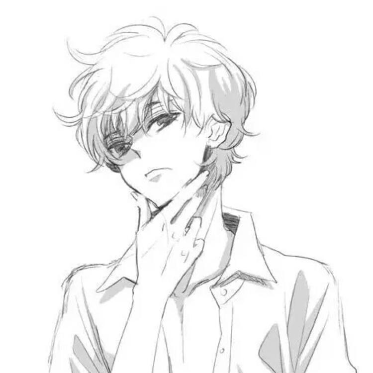 手绘动漫男生视角下的科技巨擘，科技与艺术的完美融合